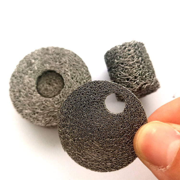 Прессованная вязаная проволочная сетка из нержавеющей стали