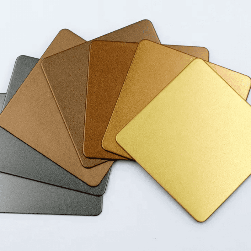 Листы из нержавеющей стали с дробеструйной / пескоструйной обработкой (Bead Blasted / Sandblasted)