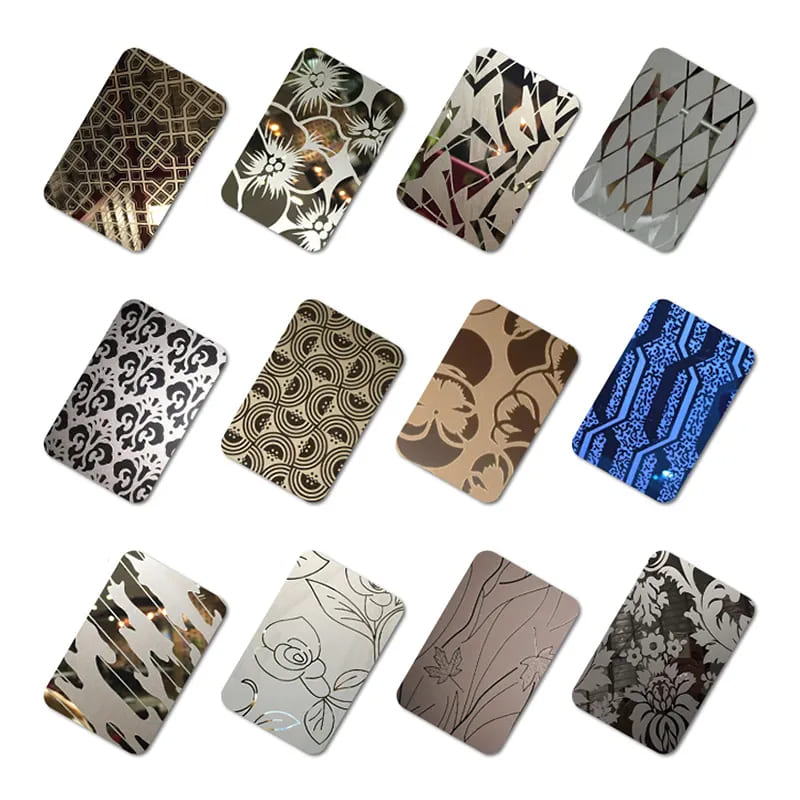 Листы из нержавеющей стали с химическим травлением