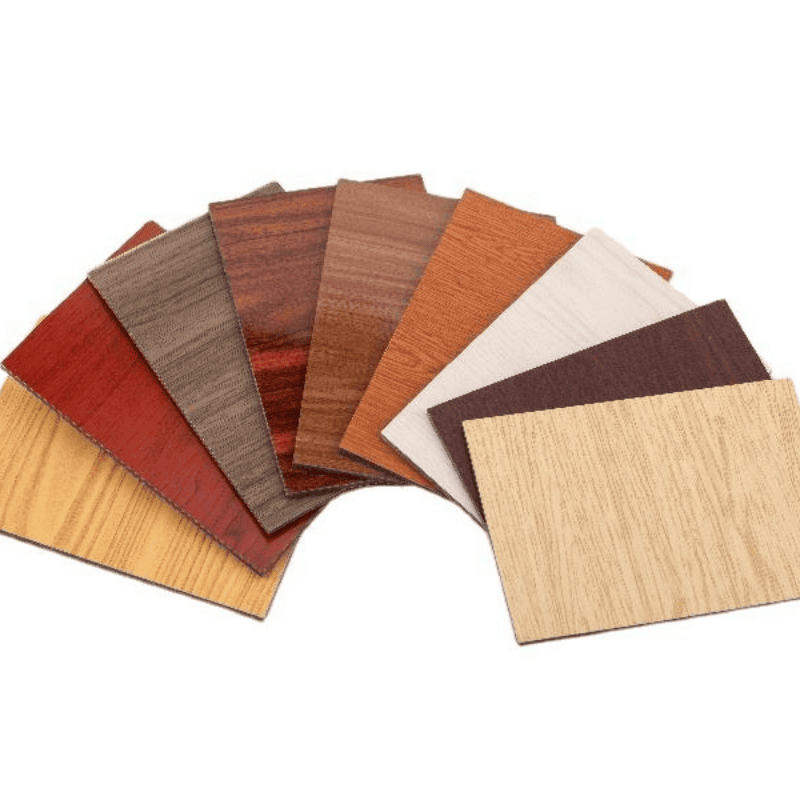 Алюминиевые листы с термотрансферным покрытием под дерево и камень