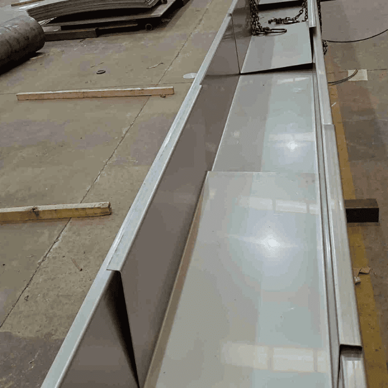 Водосточный желоб из нержавеющей стали 316