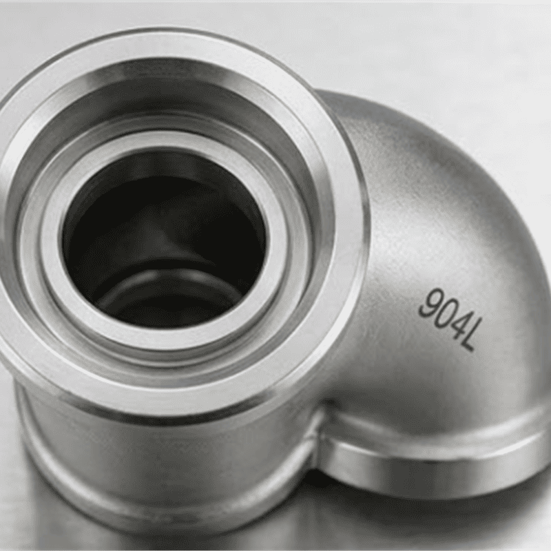 Отвод под приварку враструб из суперостенитной нержавеющей стали 904L (UNS N08904)