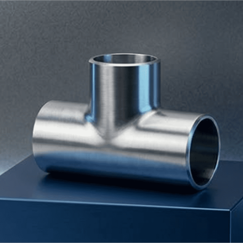 Бесшовный равнопроходной тройник из дуплексной нержавеющей стали 2205 (UNS S32205/S31803)