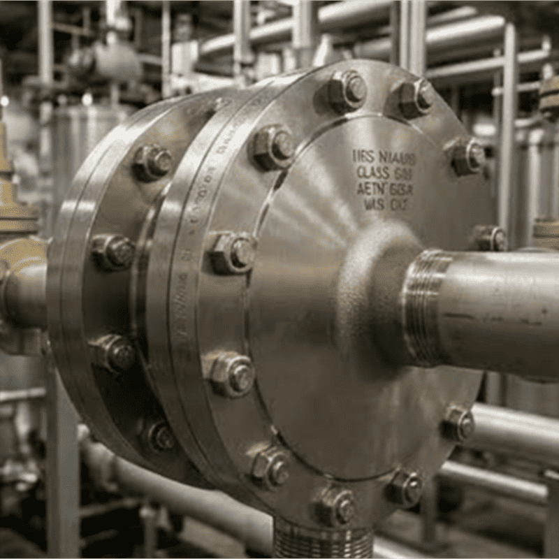 Глухой фланец из сплава Monel 400 (UNS N04400)