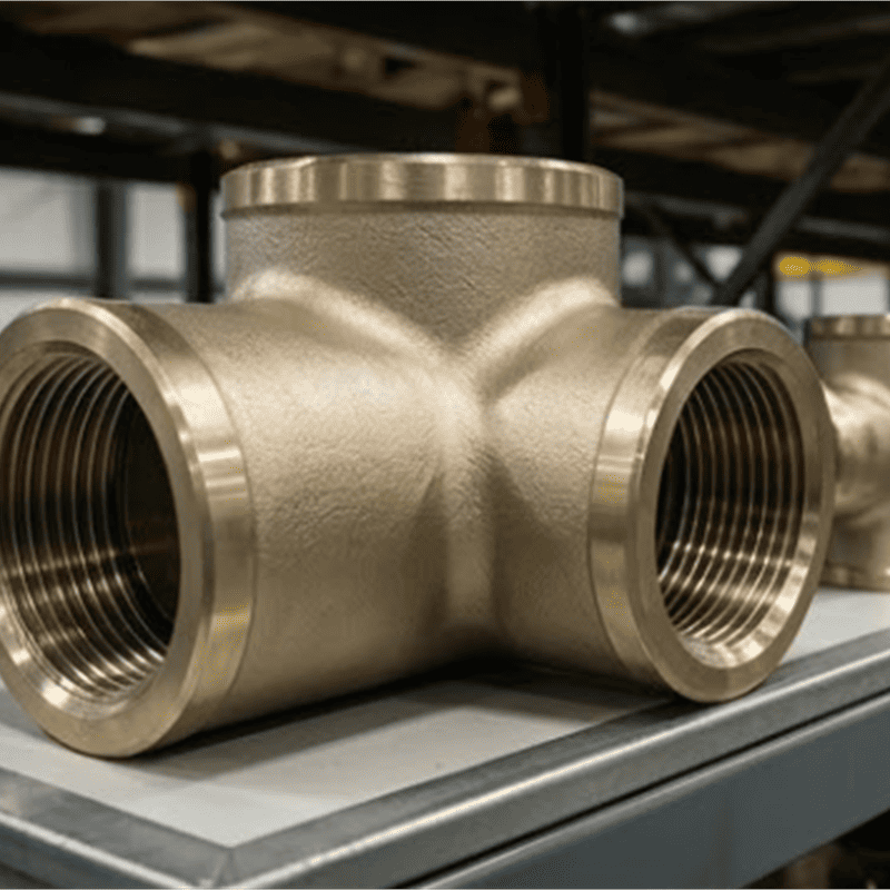 Кованый резьбовой тройник из сплава 20 (UNS N08020)